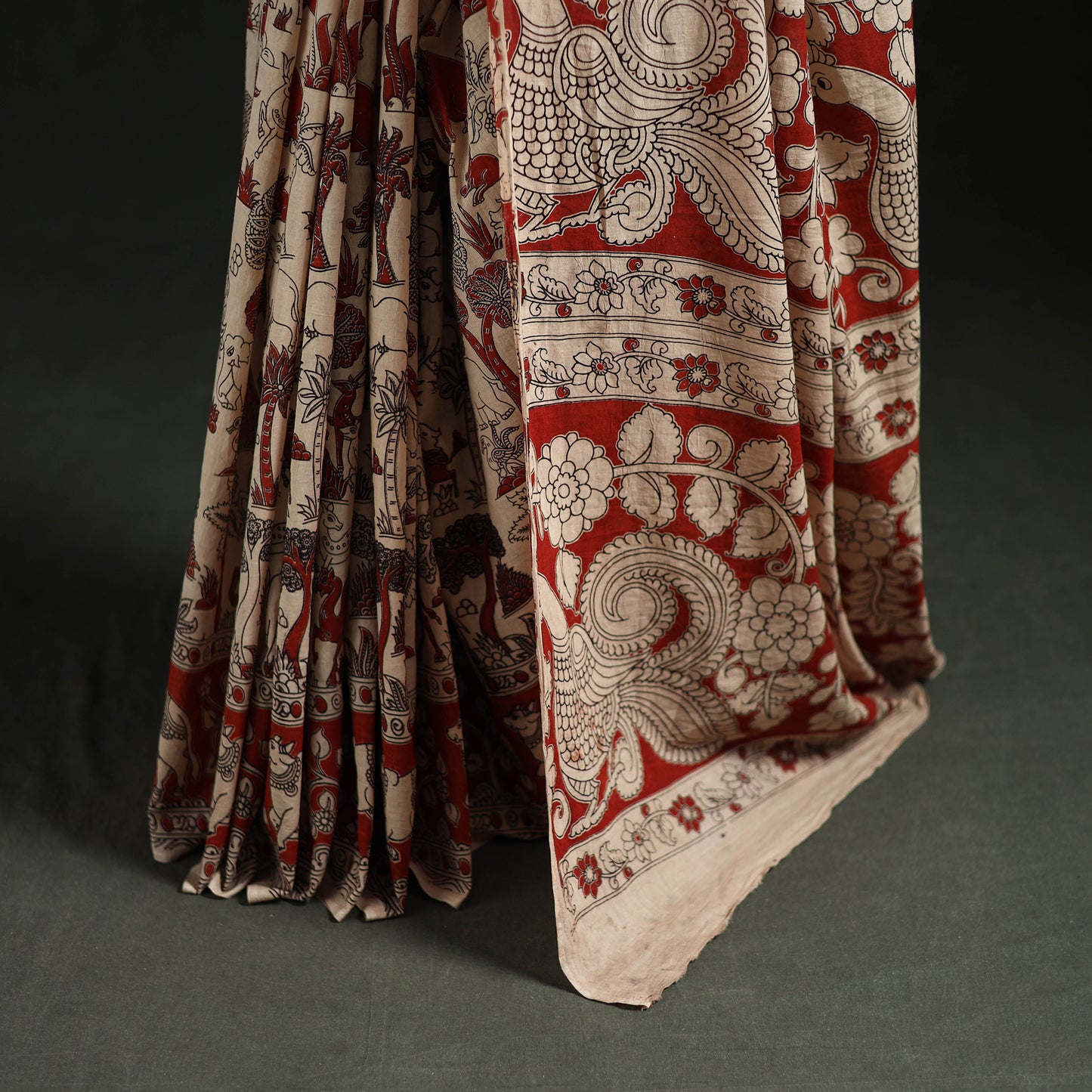 Kalamkari Printed Cotton Saree 66