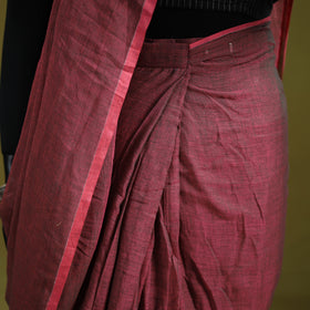 Plain Pure Mul Cotton Ready To Wear Saree 02
