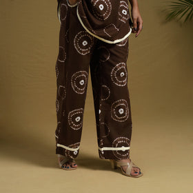 Buy Brown Tie & Dye Cotton Shibori Co-Ord Set Online in India