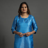 Banarasi Kurta with Palazzo & Dupatta Set