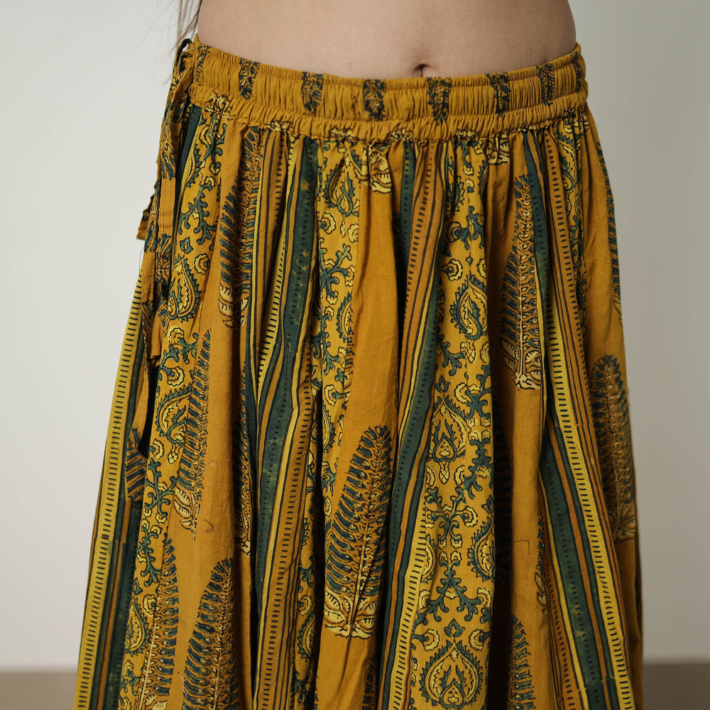 ajrakh skirt