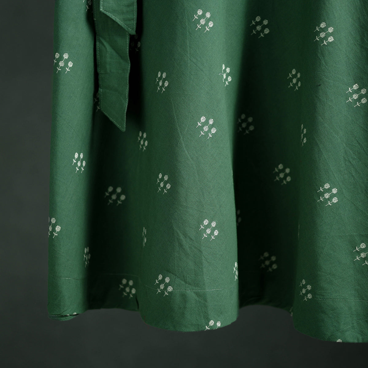 Jacquard Cotton Wrap Around Skirt 103