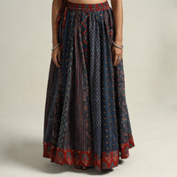 Ajrakh Patchwork Skirt 