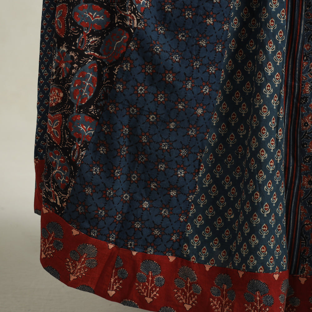 Ajrakh Patchwork Skirt 