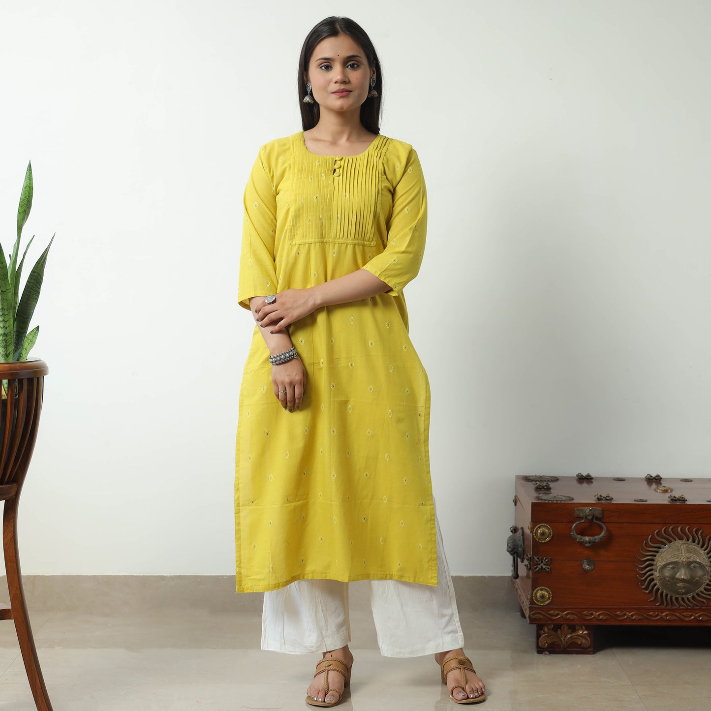 jacquard kurta