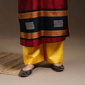 Red - Bhagalpuri Handloom Tussar Silk Suit Set 12