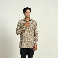 Pedana Block Print Cotton Men Kalamkari Shirt 08