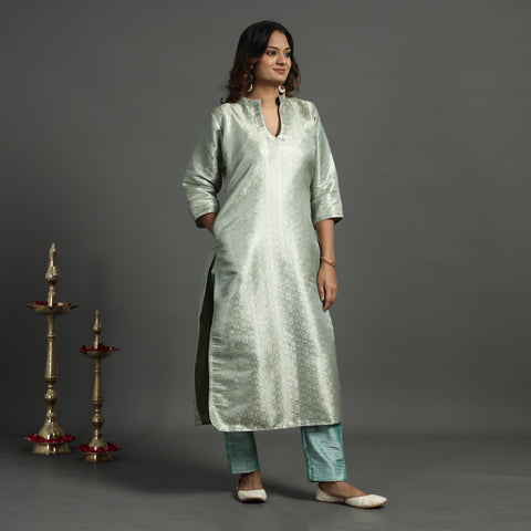 Banarasi Silk Kurta with Pant Set
