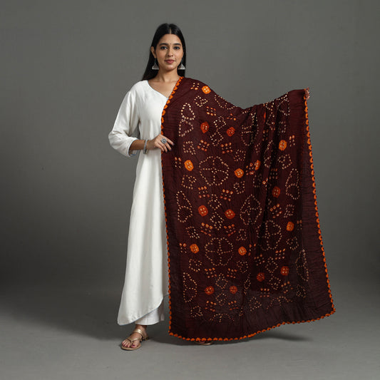 Kutch Tie-Dye Cotton Bandhani Dupatta 04