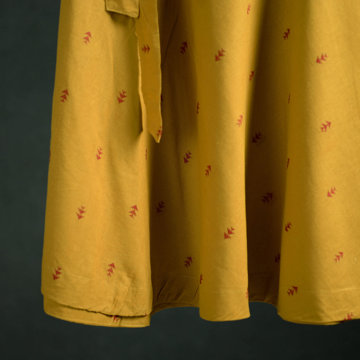 Jacquard Cotton Wrap Around Skirt 106