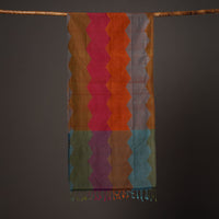 Handloom Silk Cotton Pochampally Ikat Stole 13