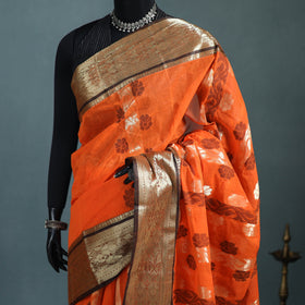 Pure Cotton Handloom Bengal Tant Saree with Zari & Thread Work 01