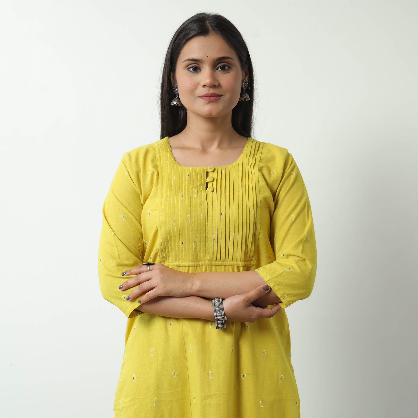 jacquard kurta