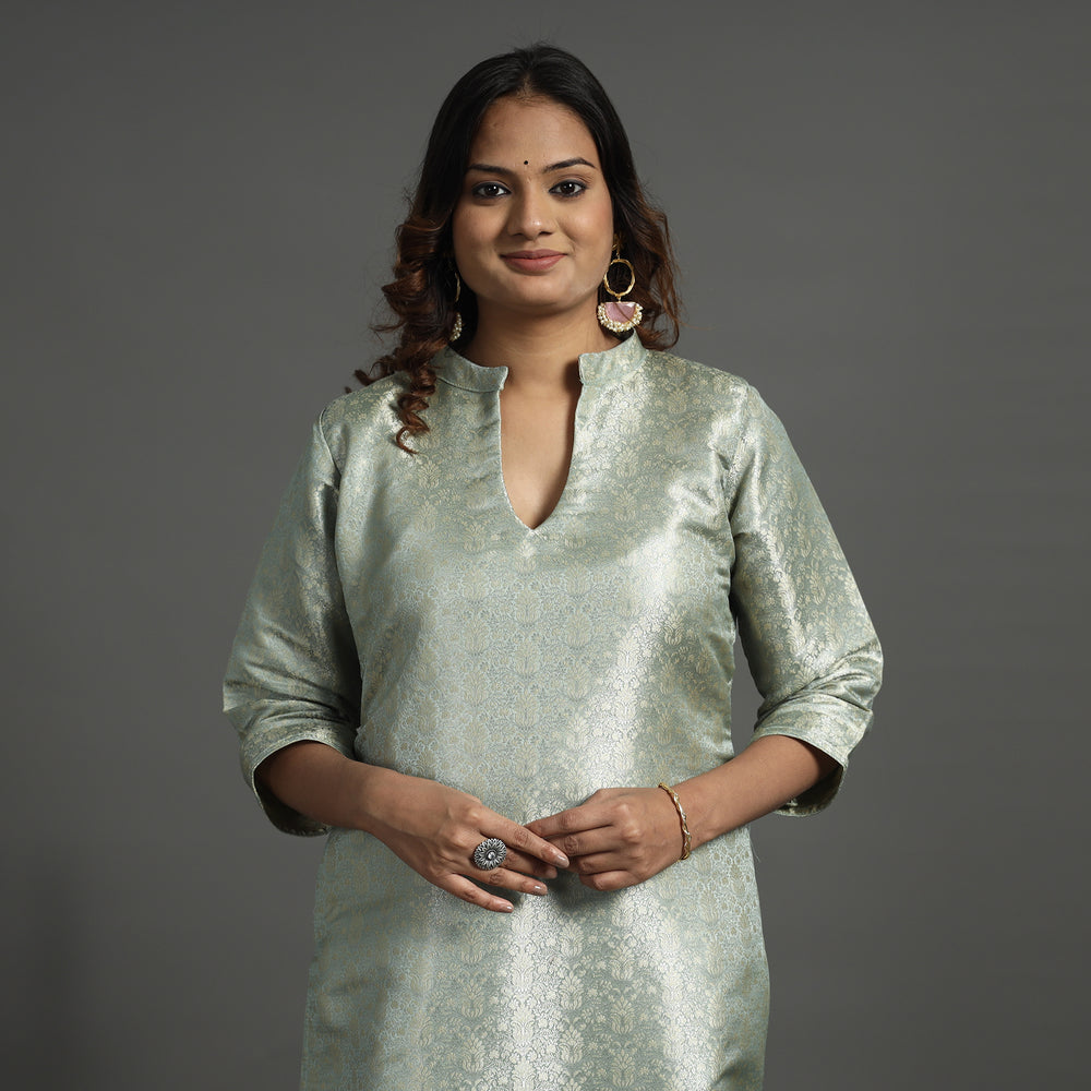 Banarasi Silk Kurta with Pant Set
