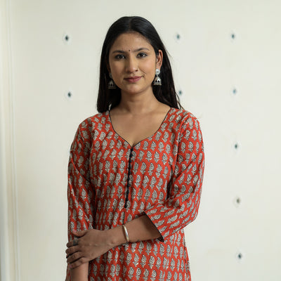 bagru print kurta