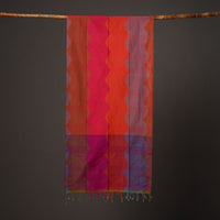 Handloom Silk Cotton Pochampally Ikat Stole 08