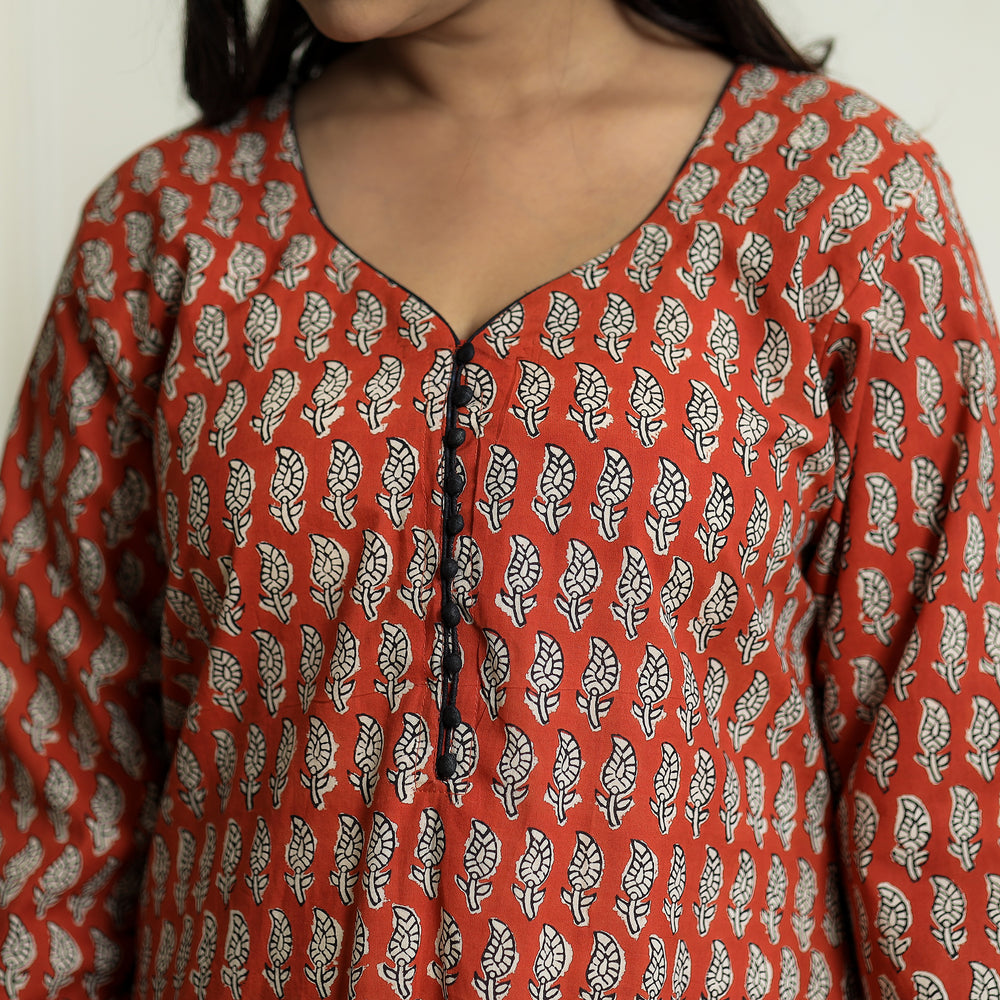 bagru print kurta