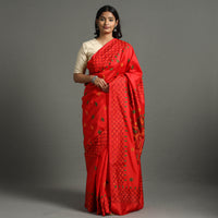 Kantha embroidery Saree