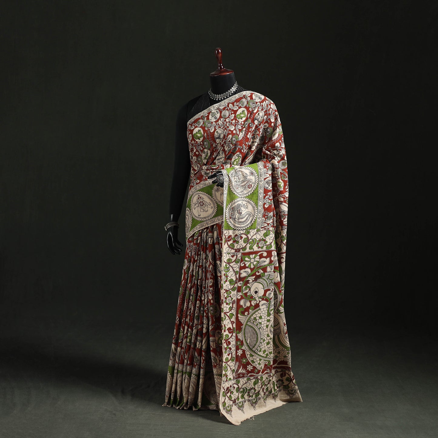Kalamkari Printed Cotton Saree 71