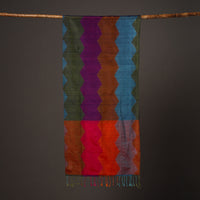 Handloom Silk Cotton Pochampally Ikat Stole 04