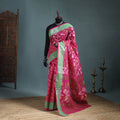 Pure Cotton Handloom Bengal Tant Saree with Zari & Thread Work 03