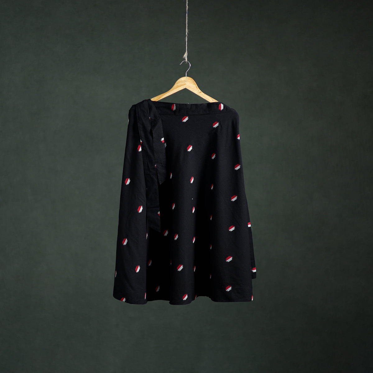 Jacquard Cotton Wrap Around Skirt 110