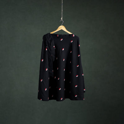 Jacquard Cotton Wrap Around Skirt 110
