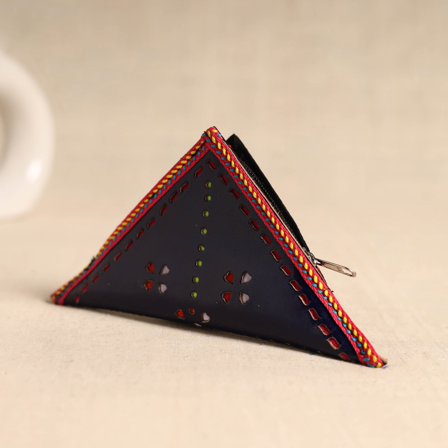 Traditional Kutch Leather Clutch / Wallet 79