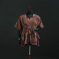 Multicolor - Ajrakh Hand Block Print Natural Dyed Cotton Kaftan (Short) 41