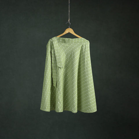Jacquard Cotton Wrap Around Skirt 111