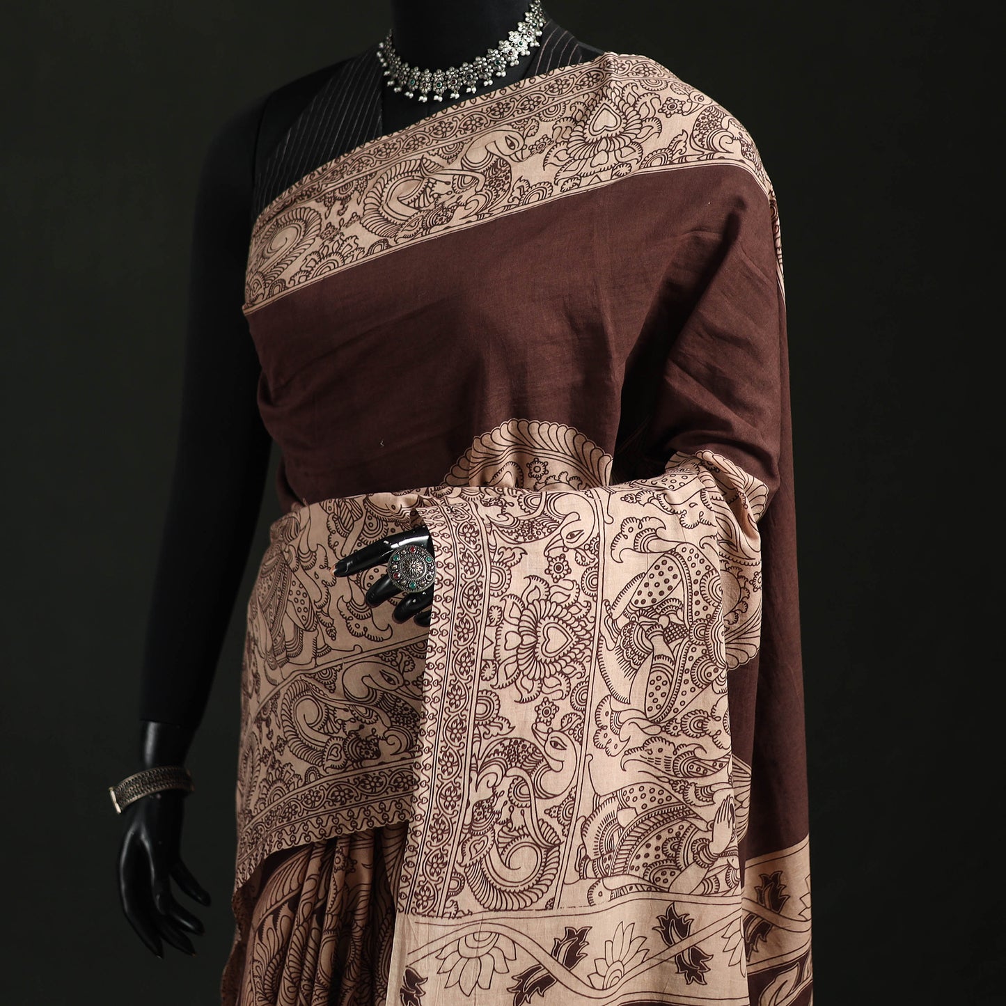 Kalamkari Printed Cotton Saree 72