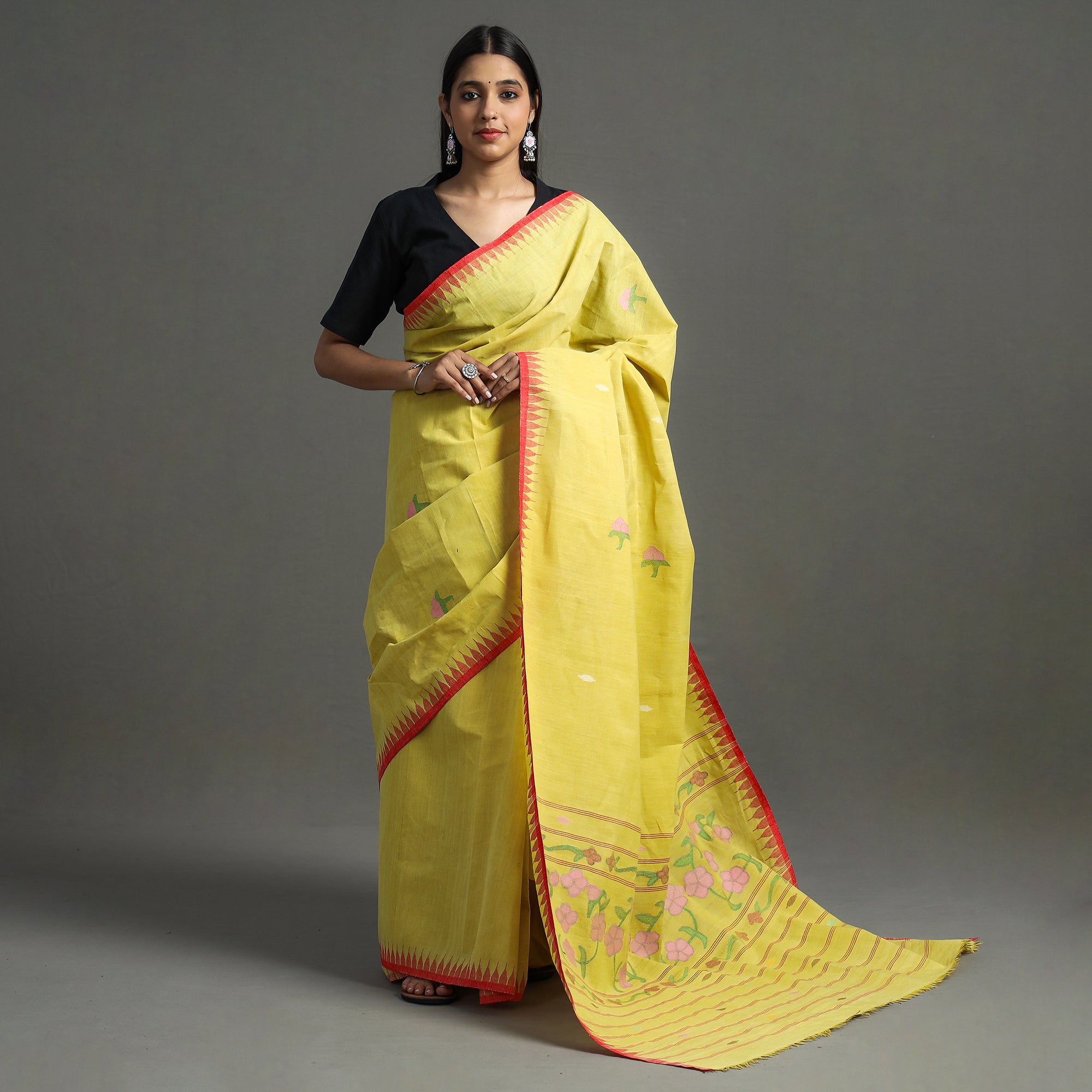 Various Colors Are Available Block Prints Manipuri Cotton Saree at Best  Price in Surat | Aradhna Sarees