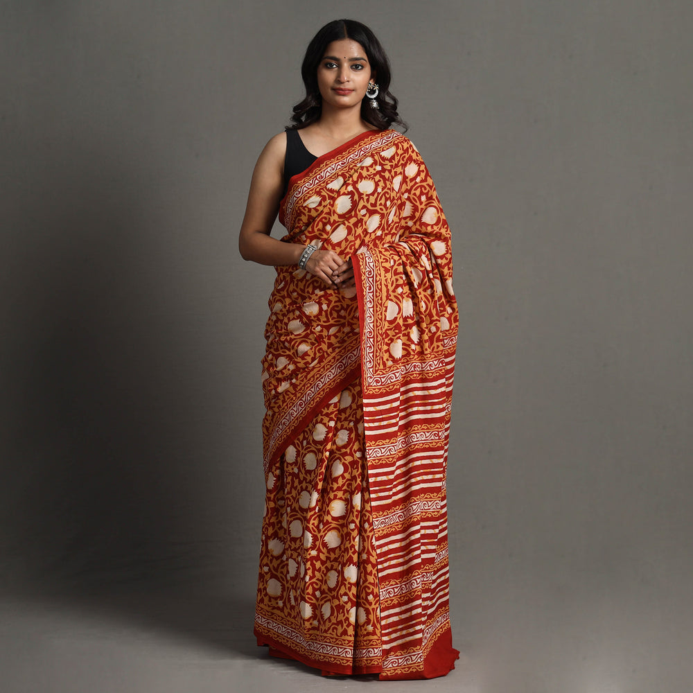 Bagru Saree