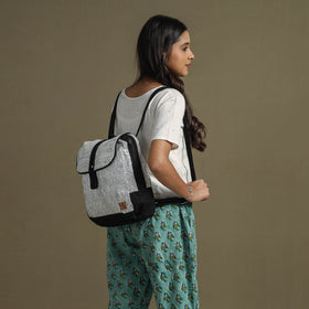  Upcycled Weave Handcrafted Laptop Backpack Online at iTokri.com