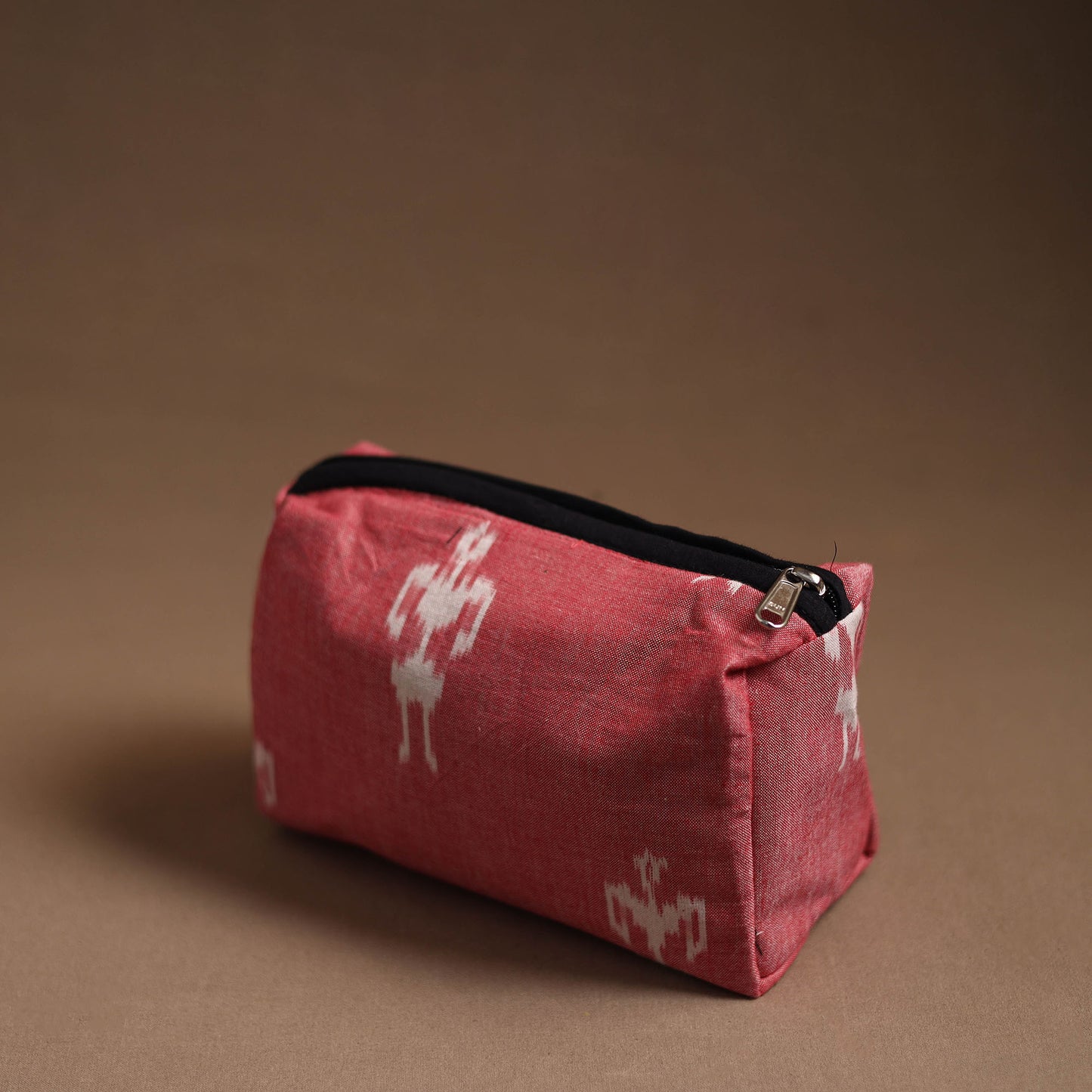 Pink - Handmade Cotton Toiletry Pouch 04