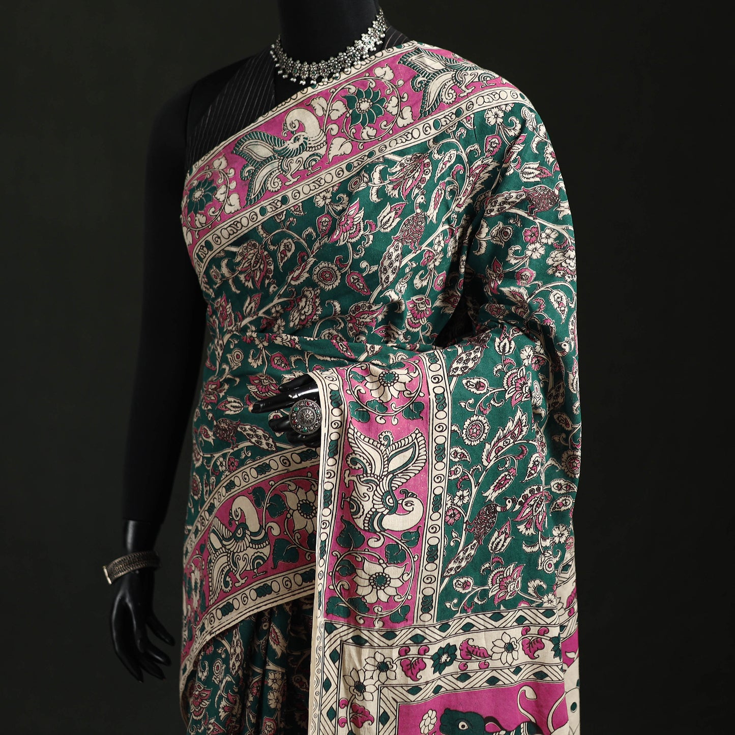 Kalamkari Printed Cotton Saree 73
