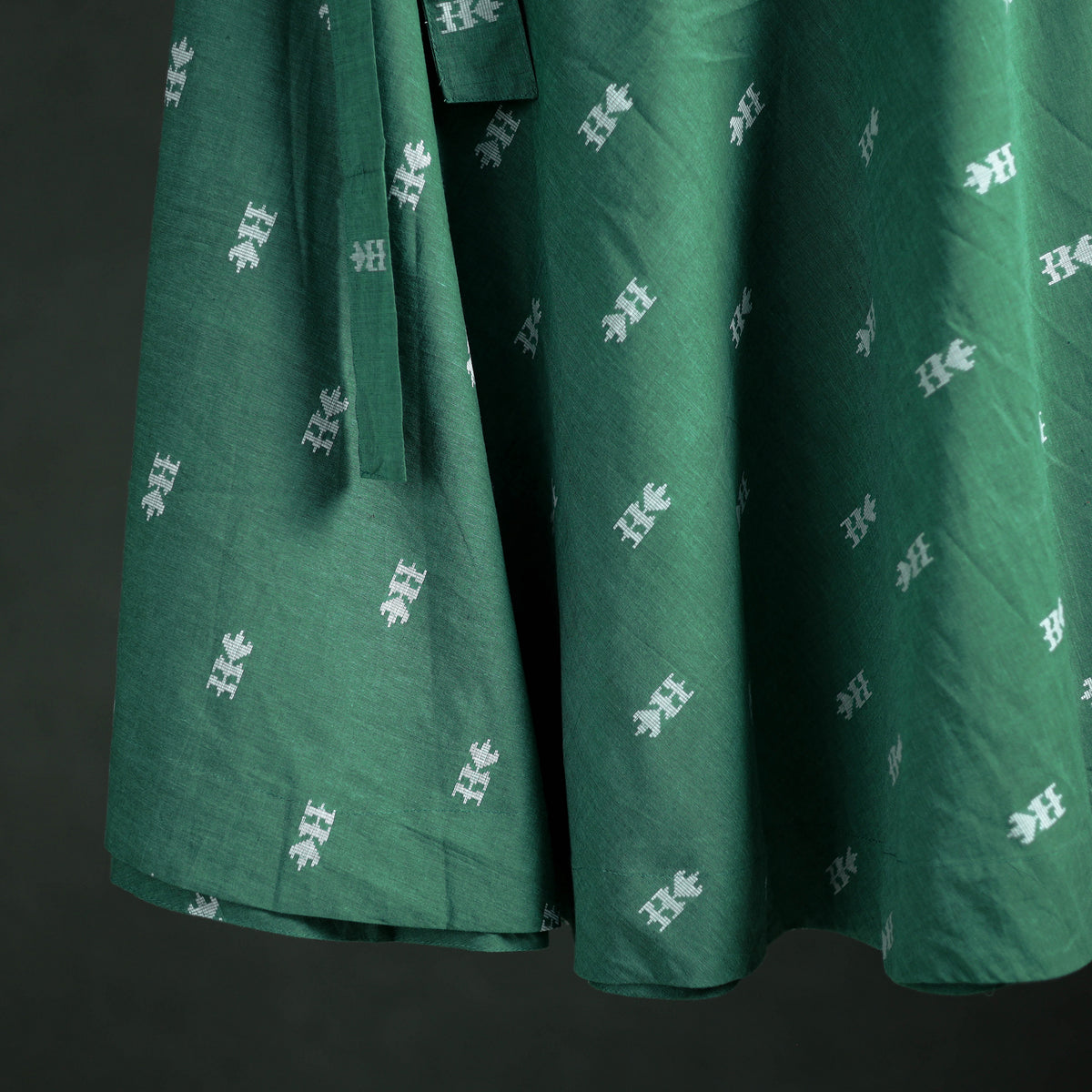 Jacquard Cotton Wrap Around Skirt 113