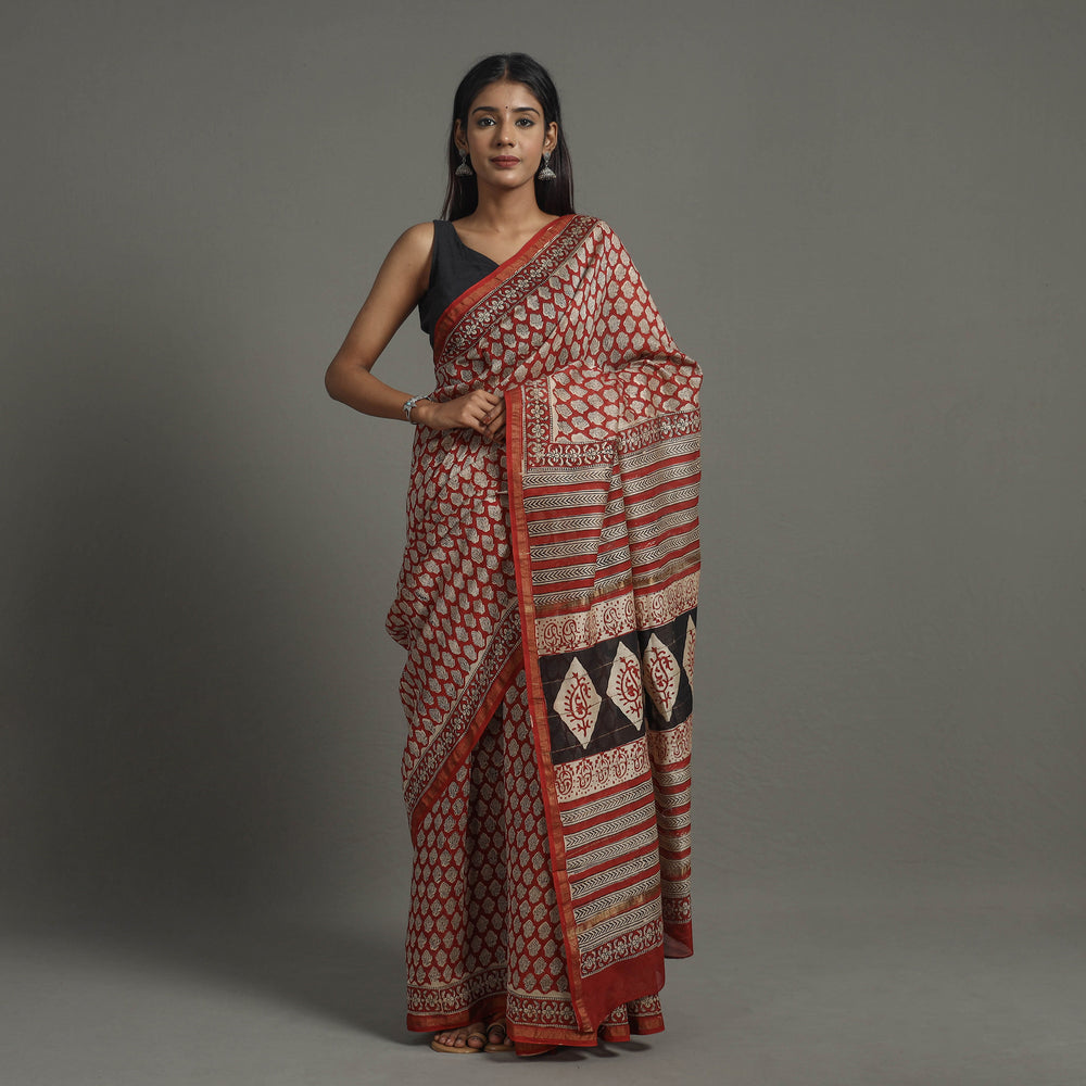 Bagru Saree