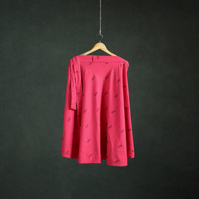 Jacquard Cotton Wrap Around Skirt 114