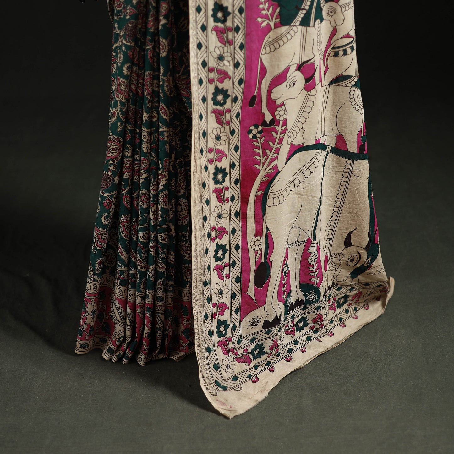 Kalamkari Printed Cotton Saree 73