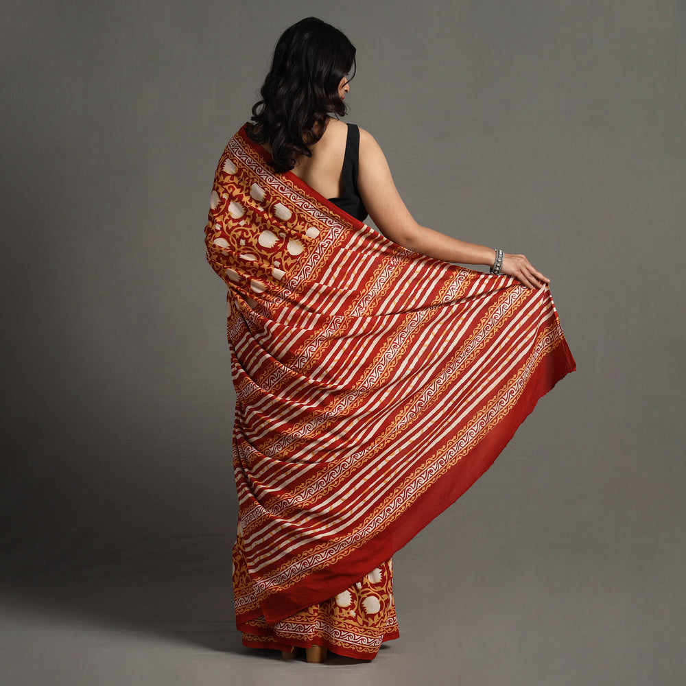 Bagru Saree