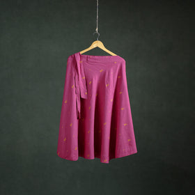 Jacquard Cotton Wrap Around Skirt 115
