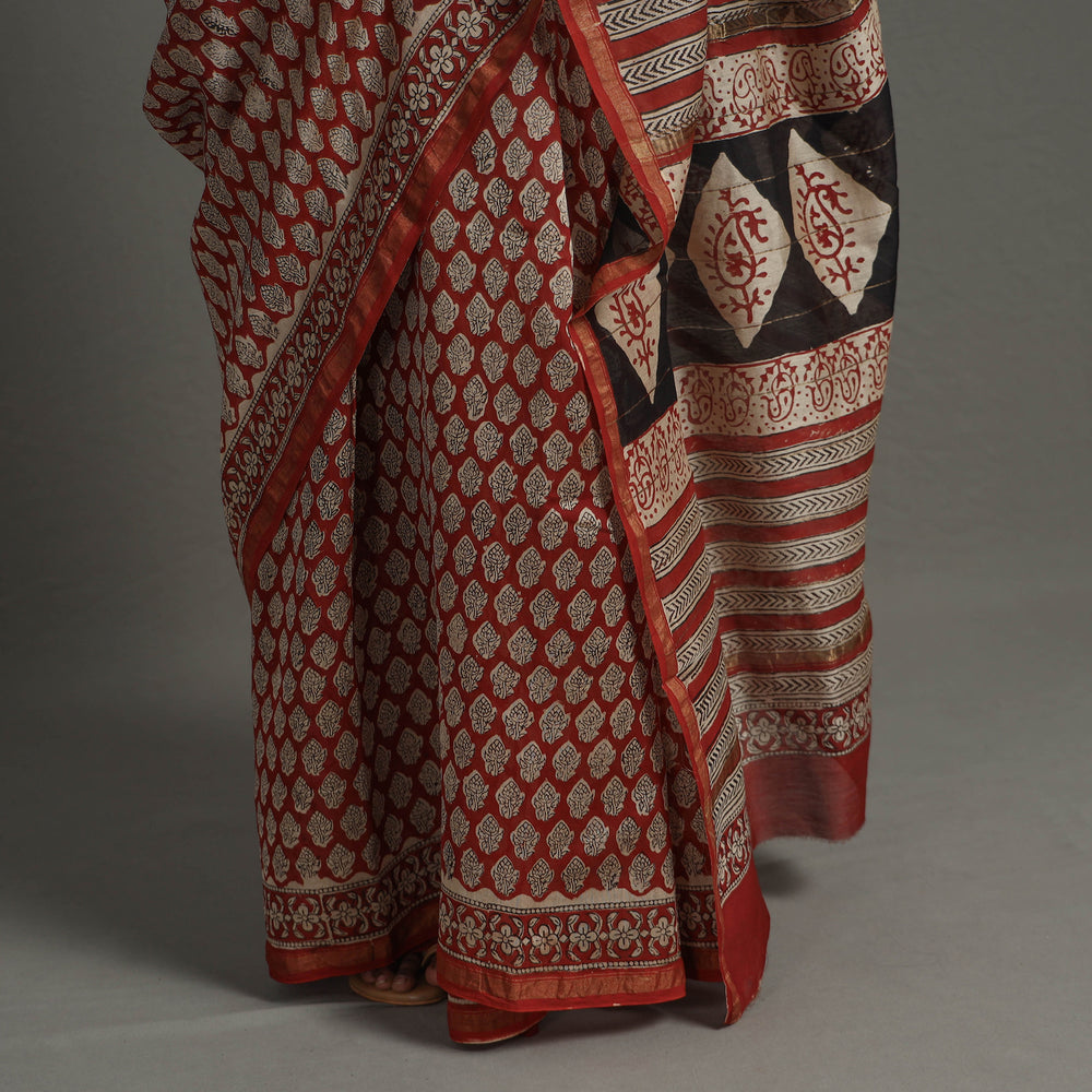 Bagru Saree