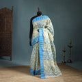 Pure Cotton Handloom Bengal Tant Saree with Zari & Thread Work 07
