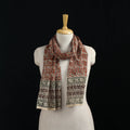 Pedana Block Print Natural Dyed Cotton Kalamkari Stole 10