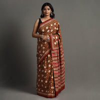 Block Printed Cotton Saree
