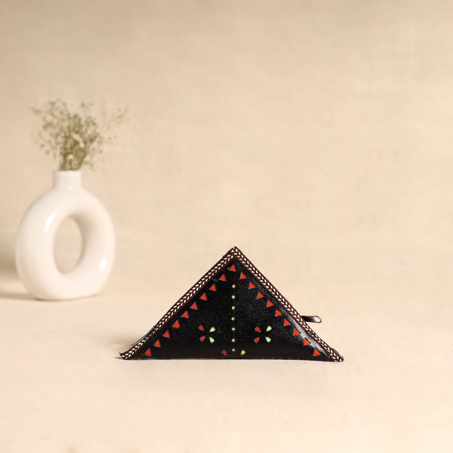 Traditional Kutch Leather Clutch / Wallet  87