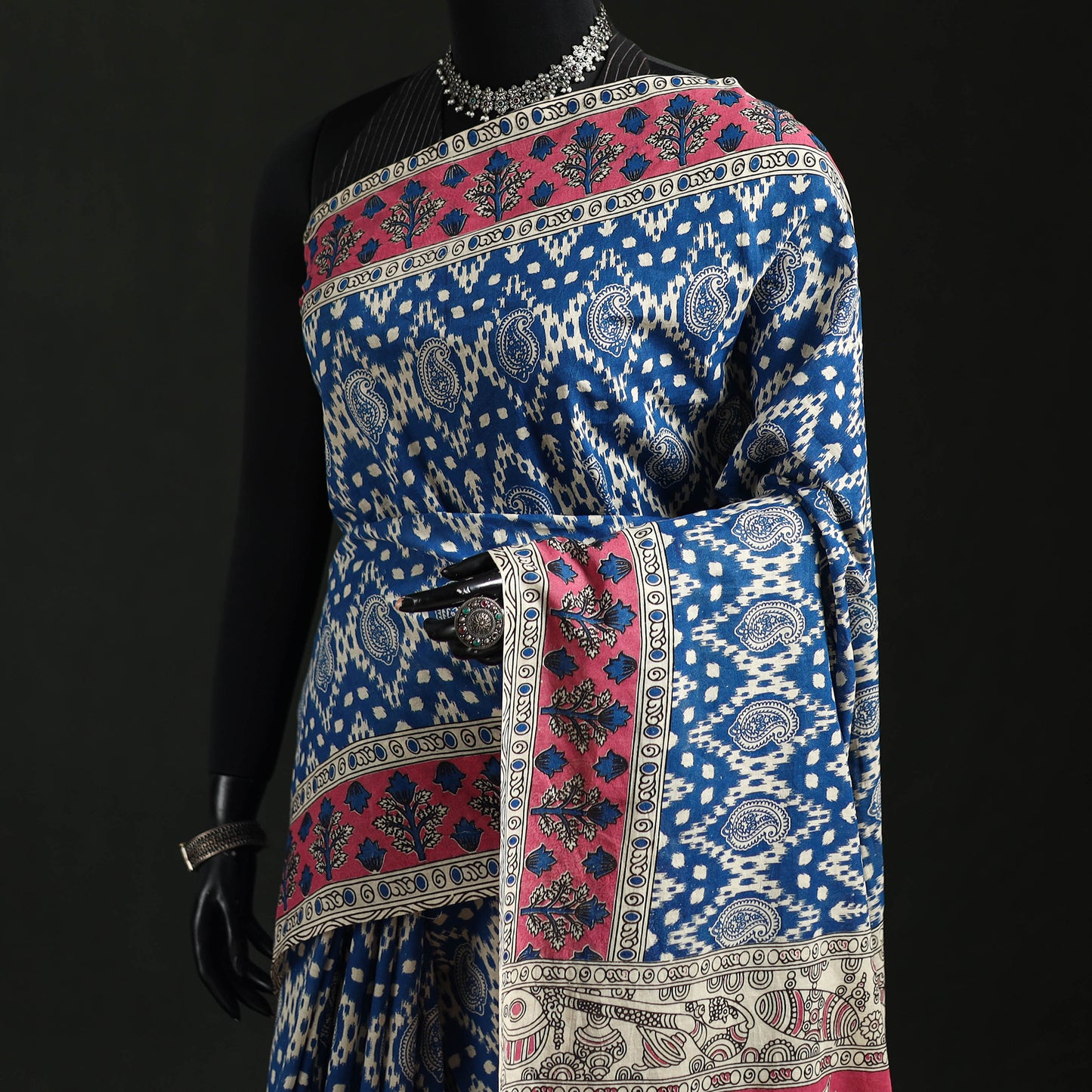 Kalamkari Printed Cotton Saree 75