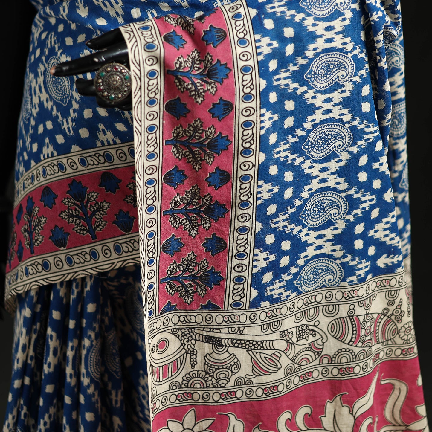 Kalamkari Printed Cotton Saree 75