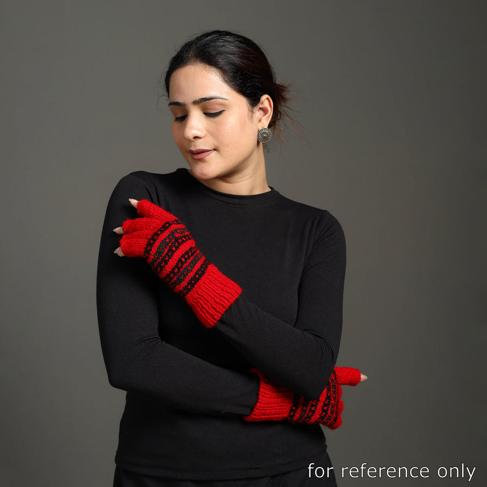 Kumaun Hand Knitted Woolen Gloves (Adult) 01